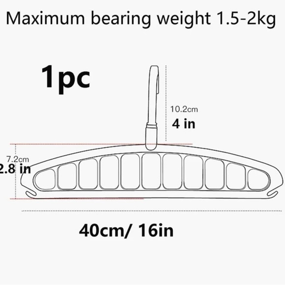 Multifunction Plain Hanger Organizer Rack - Picture 4 of 4